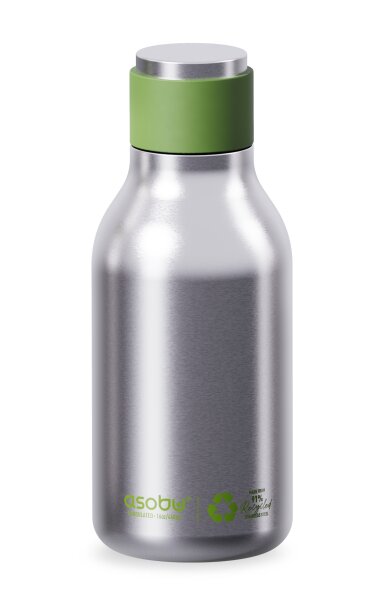 Asobu - Urban - recycelte Edelstahlflasche Silber