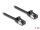 Delock RJ45 Kabel Stecker zu Stecker Cat.8.1 flexibel 1 m schwarz