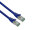 helos Patchkabel Cat 6a Superflex S/FTP Cat 7 Rohkabel blau 0,15m AWG26/7 GHMT