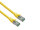 helos Patchkabel Cat 6a Superflex S/FTP Cat 7 Rohkabel gelb 0,15m AWG26/7 GHMT