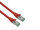 helos Patchkabel Cat 6a Superflex S/FTP Cat 7 Rohkabel rot 1m AWG26/7 GHMT