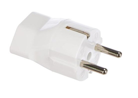 Bachmann Reisestecker Buchse Schweiz Deutschland, weiß