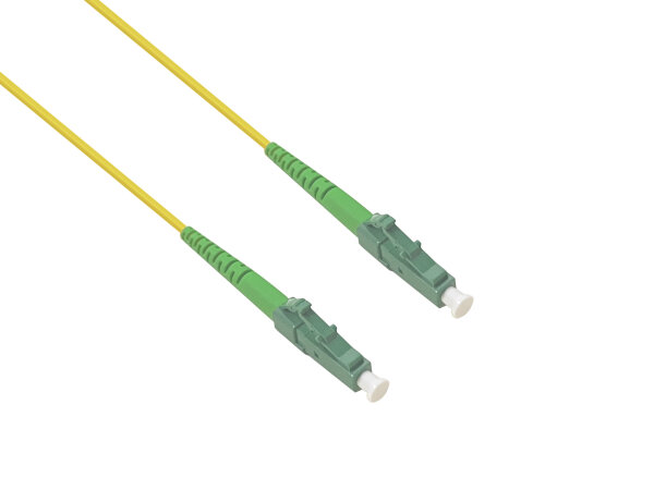helos LWL Patchkabel OS2 Simplex 2,0mm LC/APC-LC-APC 9/125µm gelb 2m LSZH