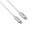 helos Anschlusskabel, USB 4, 40 Gbps 240W,Type-C PREMIUM Stecker, 1,0m, weiß