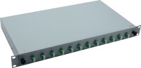 helos LWL 19" Spleissbox 12 x LC/APC Duplex OS2,...