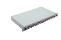 helos LWL 19" Spleissbox 24 x LC Duplex OM4,...