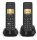 Gigaset PURE 100 Duo schwarz Schnurlostelefon Int.Ware