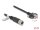 Delock M12 Kabel X-kodiert 8 Pin Buchse zu RJ45 Stecker Cat.6A S/FTP 2 m schwarz