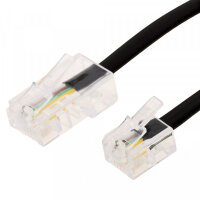 helos Anschlusskabel RJ45/RJ11 (8P4C/6P4C) 4-adrig, lose...