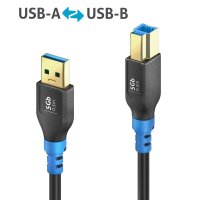 PureLink FlexInstall USB-A auf USB-B Kabel USB 3.0 5Gbps...