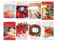 "Frohe Weihnachten" Weihnachtskarte - 8-fach...