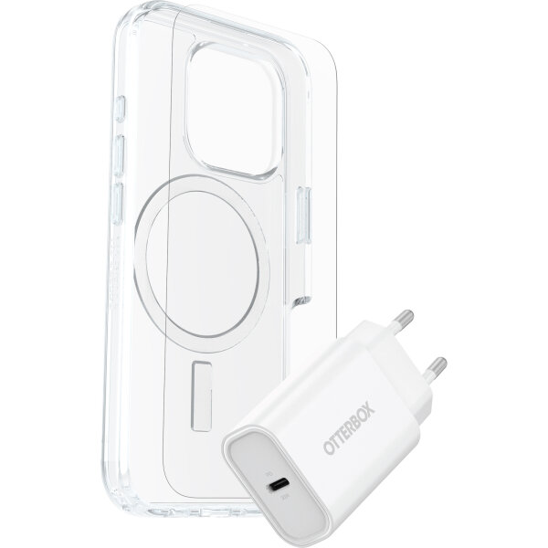 OtterBox KIT iPhone 16 Pro (Symmetry Clear MagSafe / Premium Glass