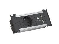 Bachmann KAPSA XS 1xCEE7/3 2xUSB Charger, 0,2m GST18