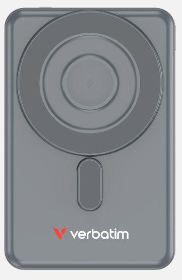 Verbatim Charge ‘n’ Go Power Bank Magnetic Wireless 5000mAh - Grey
