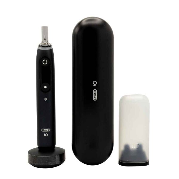 Braun Oral-B iO Series 8 mit 2 Aufsteckbürsten und Reiseetui, black onyx