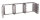 Cobinet Rangierverteiler 19" (483 mm) 3 HE für LSA-Leisten 2/10