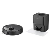 Roborock Q7 TF+, Saugroboter (schwarz, Mit RockDock Plus Dockingstation)