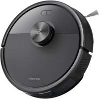 Roborock Q7 TF+, Saugroboter (schwarz, Mit RockDock Plus Dockingstation)