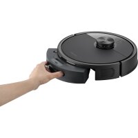 Roborock Q7 TF+, Saugroboter (schwarz, Mit RockDock Plus Dockingstation)