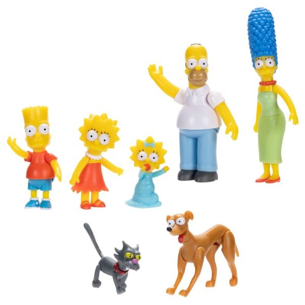 The Simpsons Family - 7 Figuren Set - 6 cm