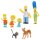 The Simpsons Family - 7 Figuren Set - 6 cm