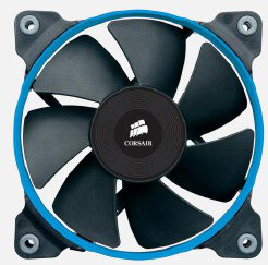Corsair Air SP120 High Performance Edition Computergehäuse Ventilator 12 cm Schwarz, Blau, Rot, Weiß