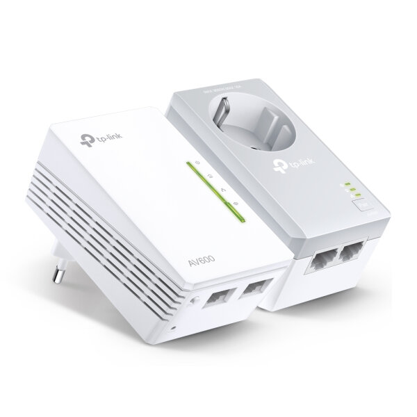 TP-Link AV600-WLAN-Powerline-Extender KIT mit Steckdose