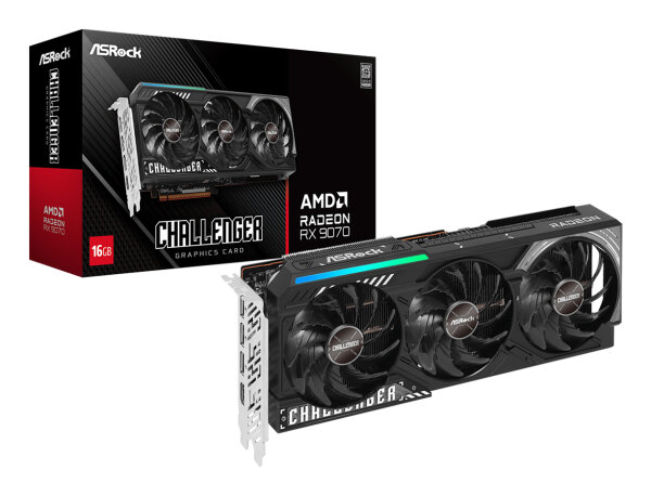 Asrock Radeon RX 9070 Challenger 16GB AMD GDDR6