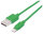 Manhattan iLynk Lightning auf USB Kabel für iPad/iPhone/iPod, A-Stecker / Lightning-Stecker, 15 cm, grün