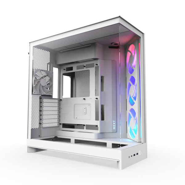 NZXT H9 Flow RGB Midi Tower Weiß