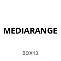 MediaRange Zubehör CD-/DVD-Rohlinge Spindelgehäuse 100 Disks Schwarz, Transparent