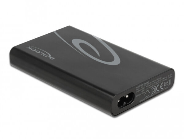 DeLOCK USB Ladegerät 2 x USB Type-C PD 3.0 + 1 x USB Typ-A mit 60 W