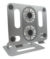 RealPower 495562 laptop-ständer Edelstahl 43,2 cm...