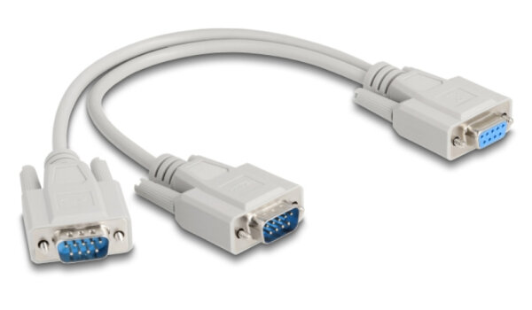DeLOCK 67160 Serien-Kabel Beige 0,3 m DB-9