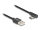DeLOCK USB 2.0 Kabel Typ-A Stecker zu USB Type-C Stecker gewinkelt 0,5 m schwarz