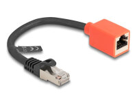 DeLOCK RJ45 Geräteschutz Adapter Cat.6A S/FTP 20 cm...