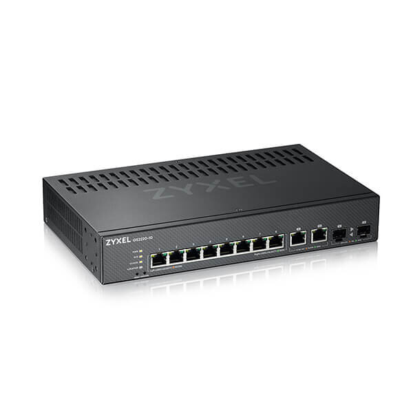 Zyxel GS2220-10 8-Port + 2x SFP/Rj45 Gigabit L2 managed Switch
