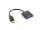 Lanberg AD-0002-BK Videokabel-Adapter 0,2 m VGA (D-Sub) DisplayPort Schwarz