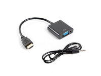 Lanberg AD-0017-BK Videokabel-Adapter 0,2 m VGA (D-Sub)...