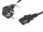 Lanberg CA-C13C-11CC-0018-BK Stromkabel Schwarz 1,8 m C13-Koppler CEE7/7