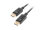Lanberg CA-DPDP-10CC-0005-BK DisplayPort-Kabel 0,5 m Schwarz