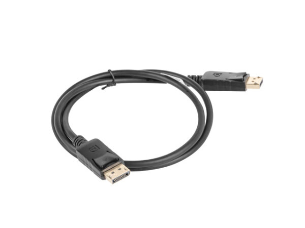 Lanberg CA-DPDP-10CC-0010-BK DisplayPort-Kabel 1 m Schwarz