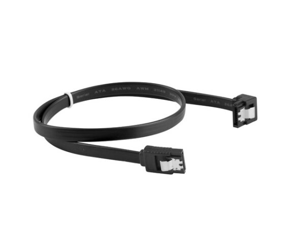 Lanberg CA-SASA-13CU-0050-BK SATA-Kabel 0,5 m SATA 7-pin Schwarz