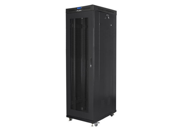 Lanberg FF01-6042-23BL Rack 42U Freistehendes Gestell Schwarz