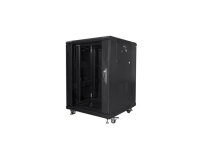 Lanberg FF01-6615-12B Rack 15U Freistehendes Gestell Schwarz