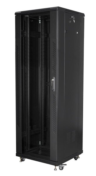 Lanberg FF01-6637-12B Rack 37U Freistehendes Gestell Schwarz