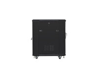Lanberg FF01-6815-23B Rack 19U Freistehendes Gestell Schwarz