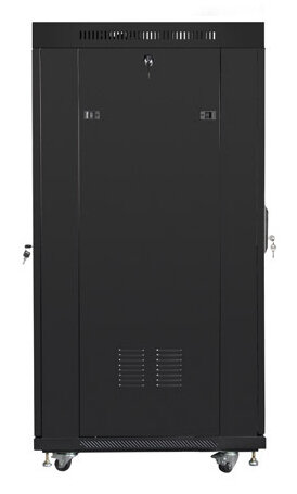 Lanberg FF01-6827-23BL Rack 27U Freistehendes Gestell Schwarz