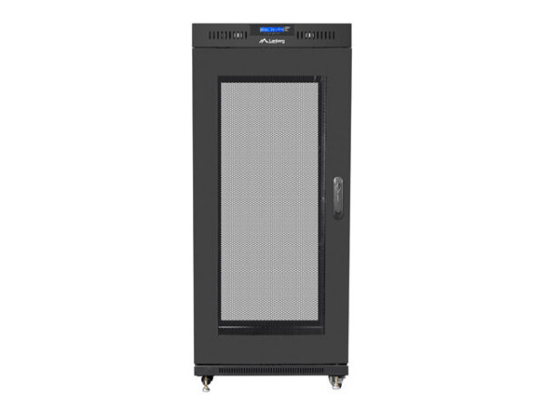 Lanberg FF01-8015-23BL Rack 15U Freistehendes Gestell Schwarz