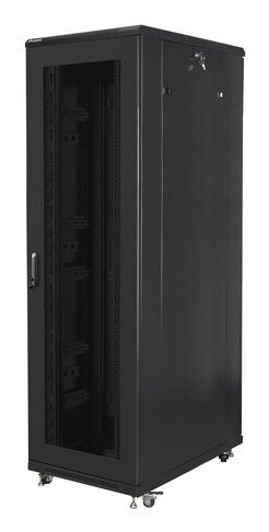 Lanberg FF01-8042-23B Rack 42U Freistehendes Gestell Schwarz